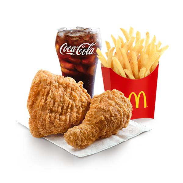 2 pcs Fried Chicken Meal