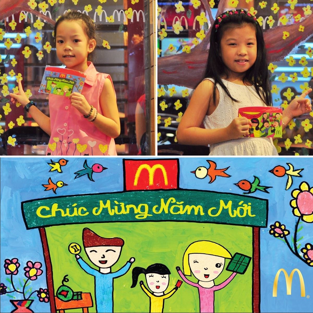 THỂ LỆ CHƯƠNG TRÌNH CUỘC THI VẼ TRANH MÙA XUÂN CỦA EM  McDonalds  Vietnam