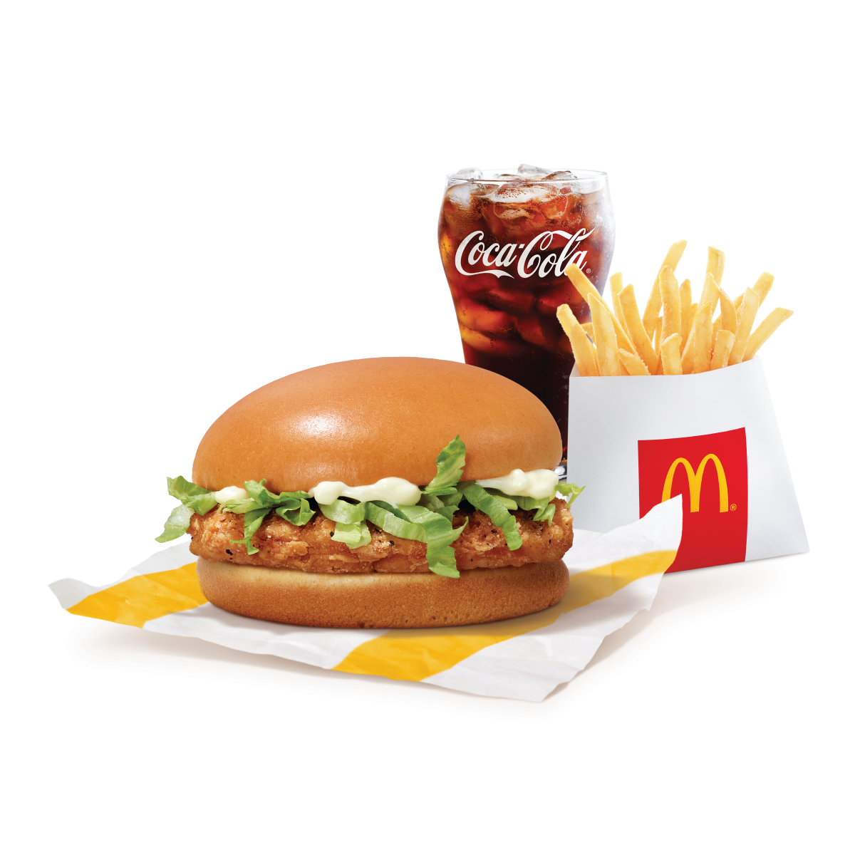 Combo Chicken Burger with Fries and Drink