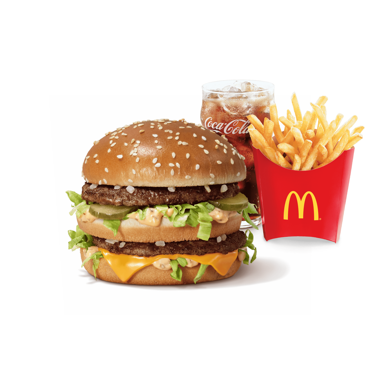 Phần ăn EVM Burger 2 lớp Bò Big Mac