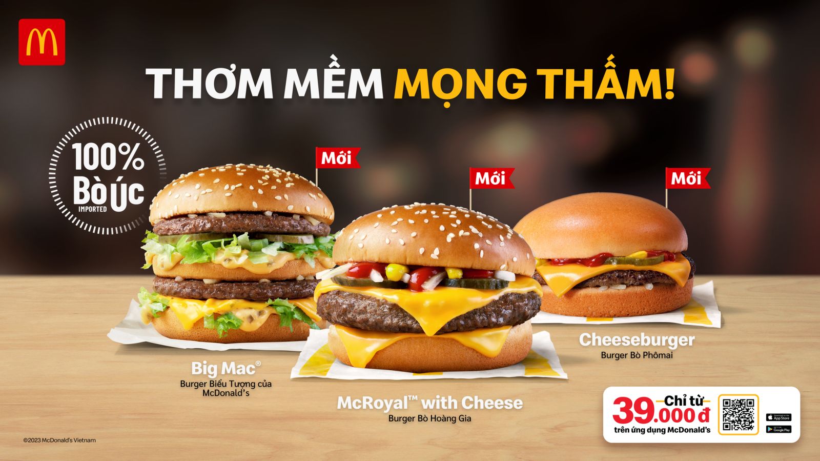 McDonald’s Việt Nam trình làng các sản phẩm bánh Burger mới
