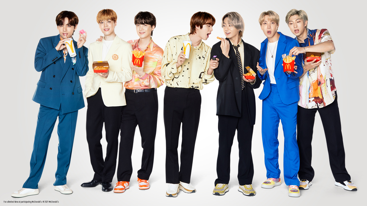 Cùng nhóm nhạc đình đám thế giới BTS thưởng thức Thực đơn từ thần tượng của McDonald’s