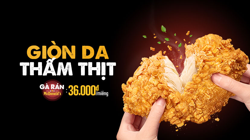 Try McDonald's New Fried Chicken - Crispy Skin, Well-marinated Meat